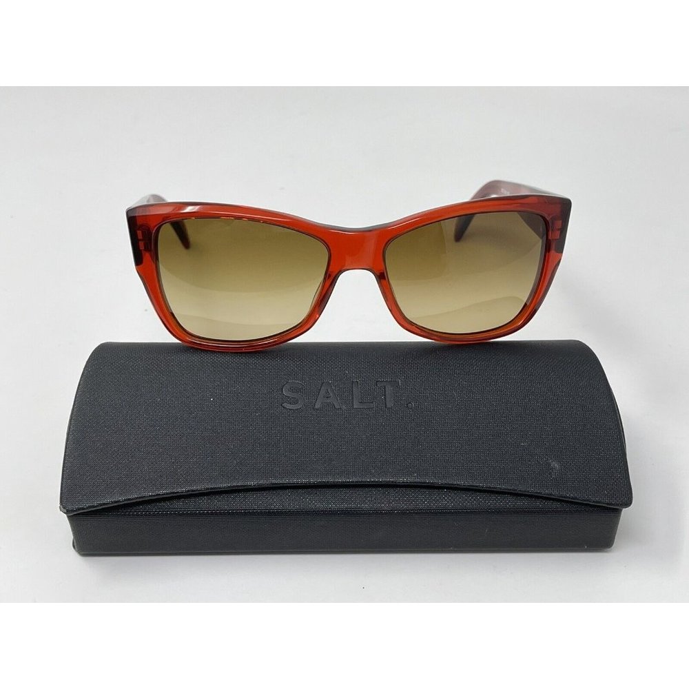 Salt Optics Hixon Persimmon Polarized Sunglasses Handcrafted Japan Excellent Con